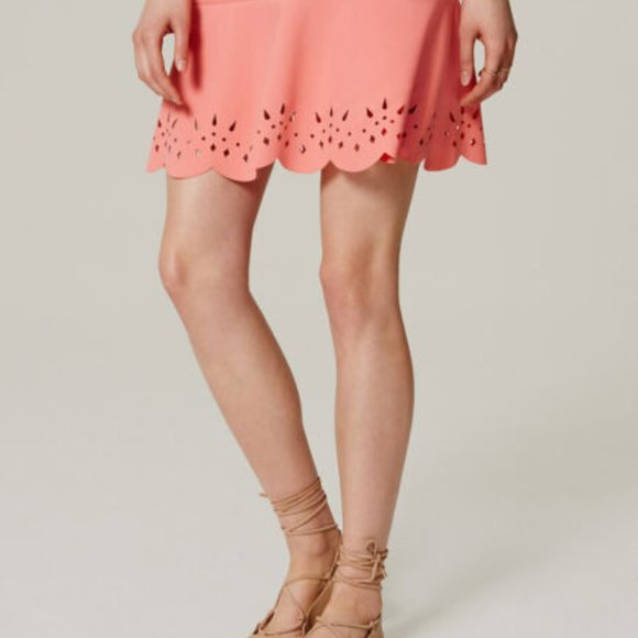 Ann Taylor Loft Laser Cut Hem Dress - Picture 7 of 7